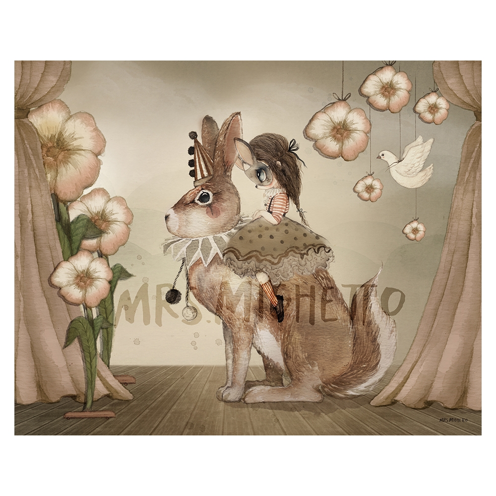 Miss Poppy 50 x 40 cm, Mrs Mighetto
