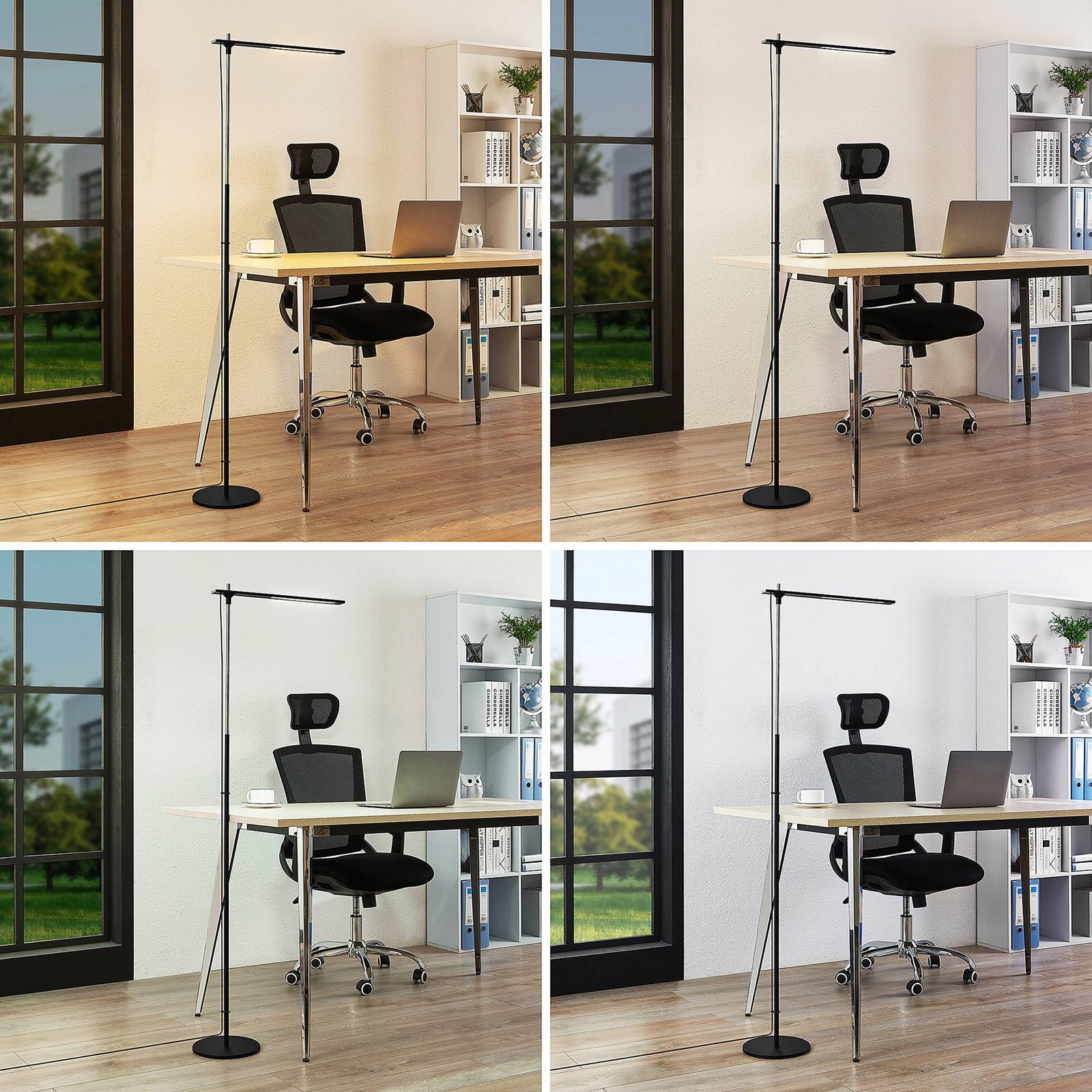 Lucande Pinami LED-golvlampa
