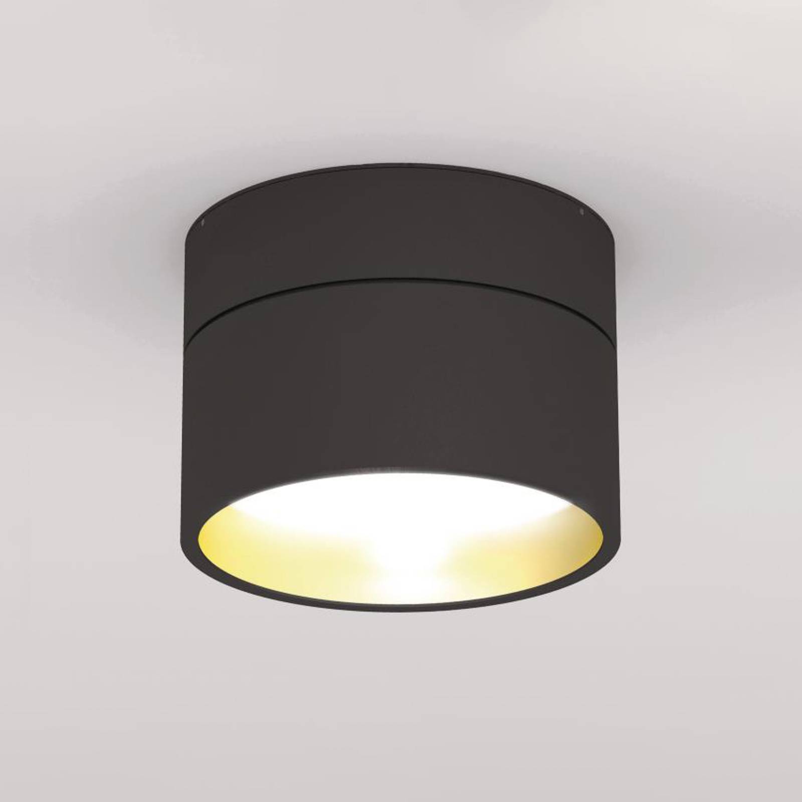 LOUM Turn on LED-taklampa 2 700 K svart/guld