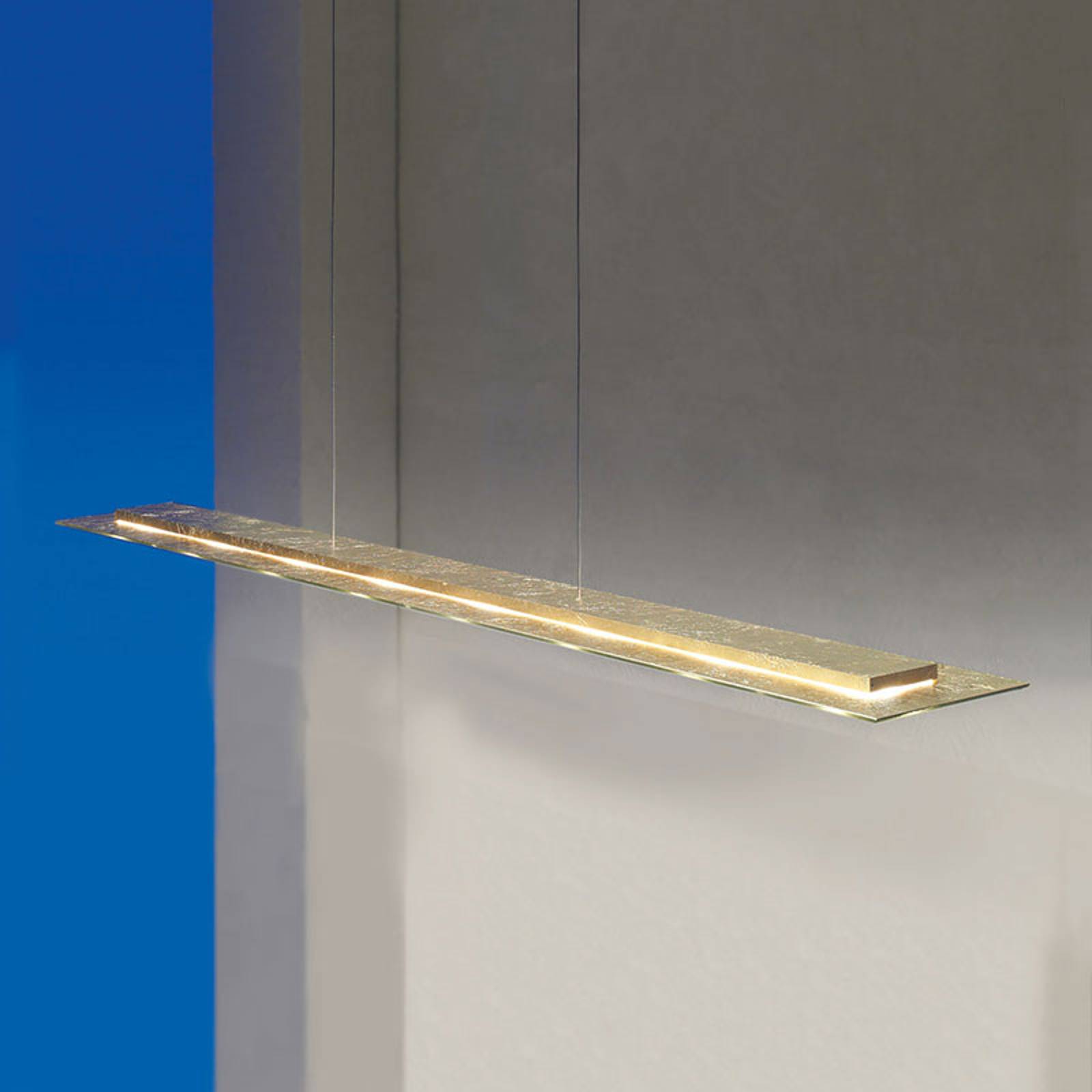 Dimbar taklampa Skyline m bladguld, LED