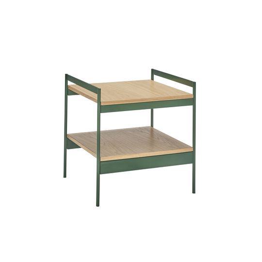Sidobord Jaunty grön ek Hubsch