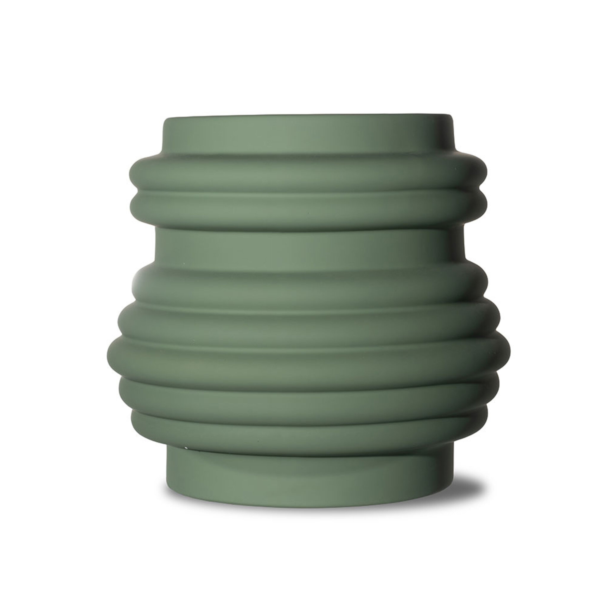 Vase Mila L Green, 26,5x26,5x25 cm