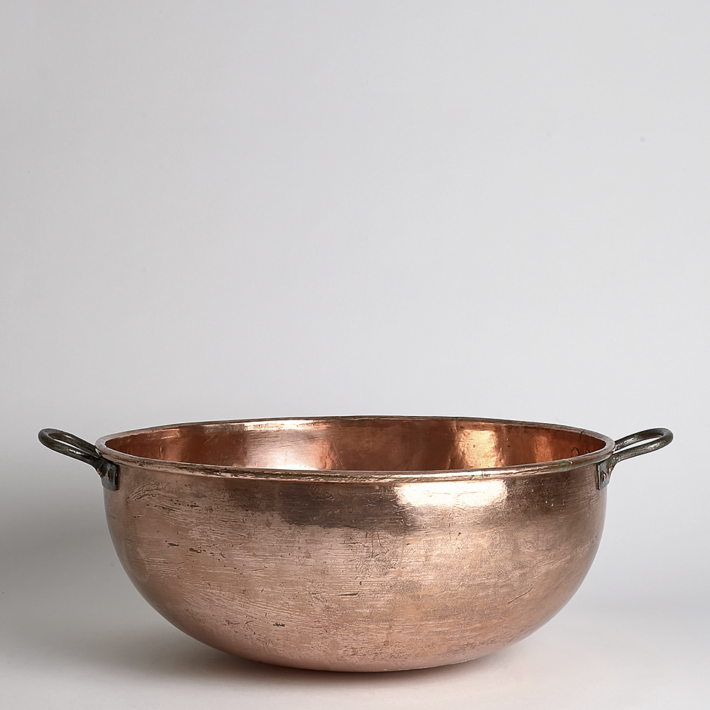 Vintage - SÅLD Kopparkärl med handtag 40 cm