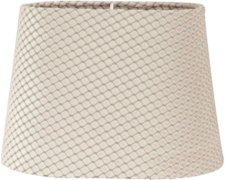 Omera Sammet Ruta Beige 23cm