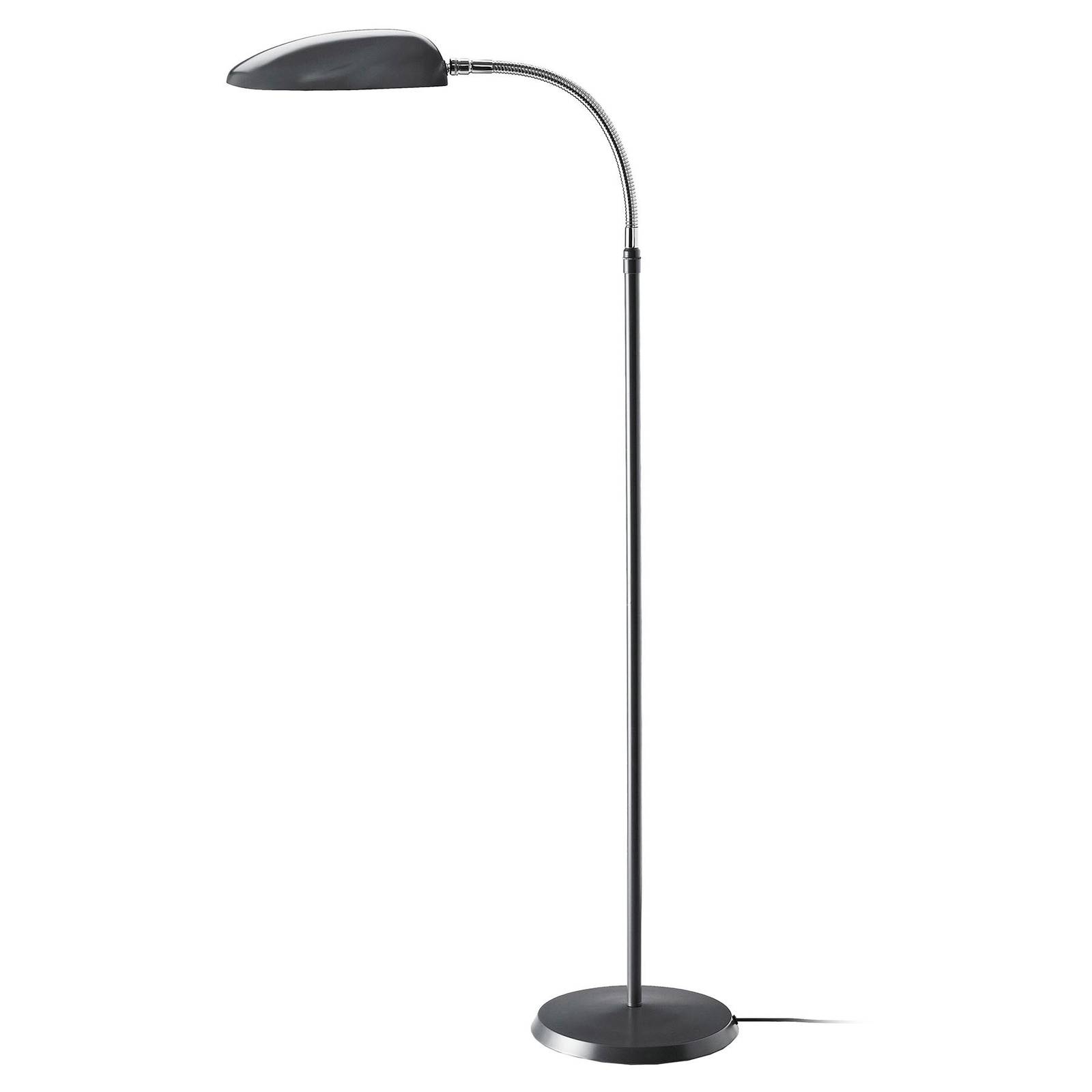 GUBI Cobra design-golvlampa, antracit