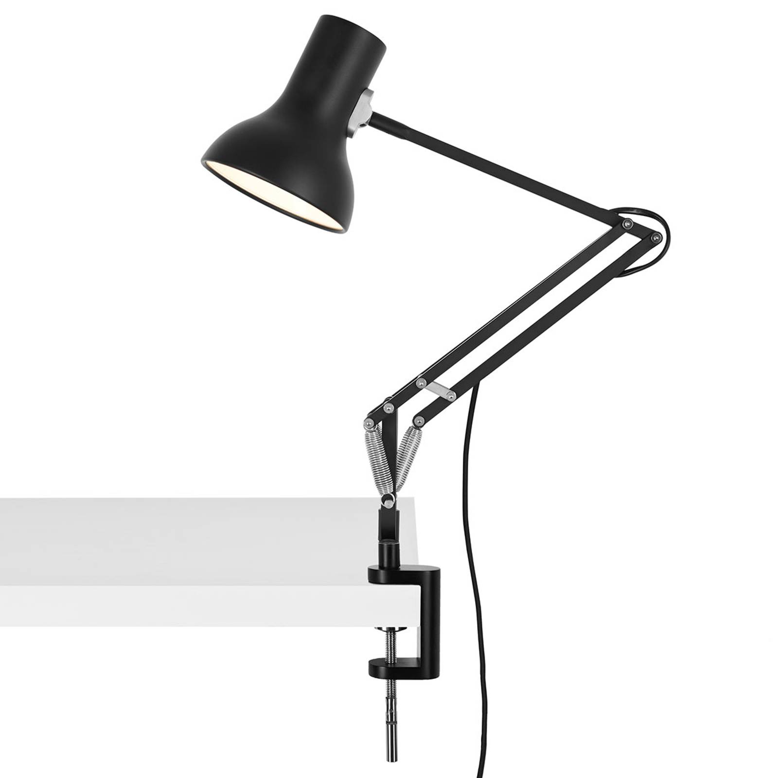 Anglepoise Typ 75 Mini klämlampa svart