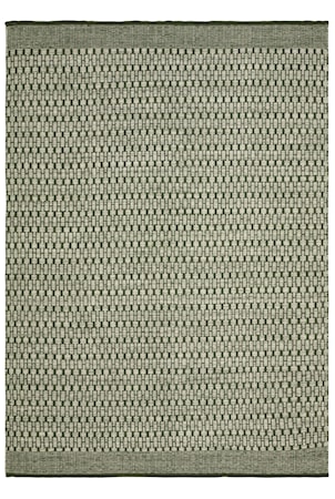 Mahi Matta Ull Off White/Grön 200x300 cm