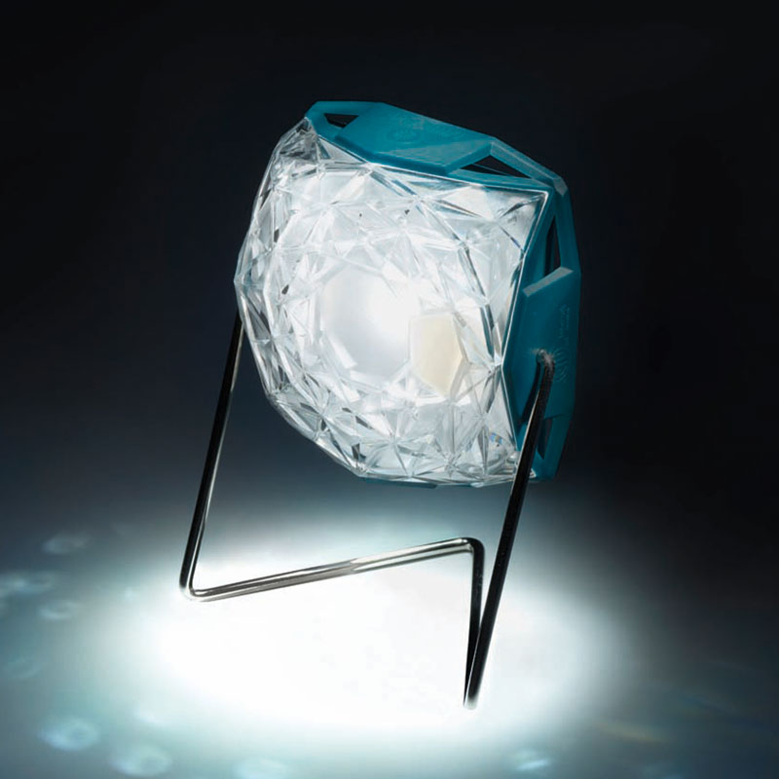 LED-solcellslampa Little Sun Diamond med stativ