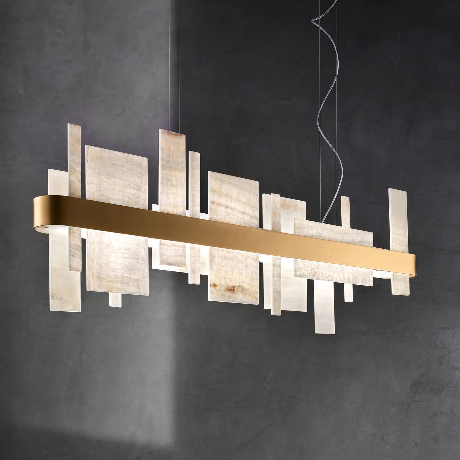 LED-hänglampa Honicé S100, längd 100 cm