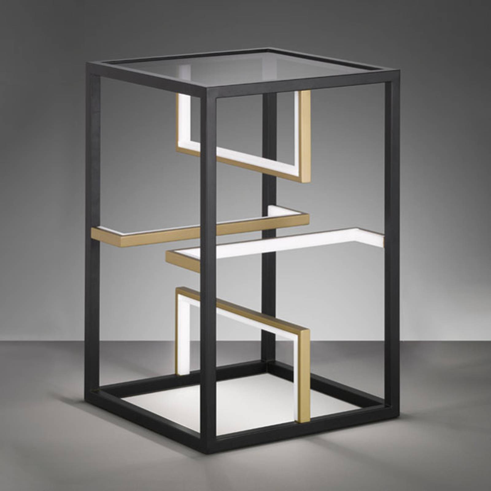 LED-bordslampa Square 40 x 40 cm, 60 cm hög