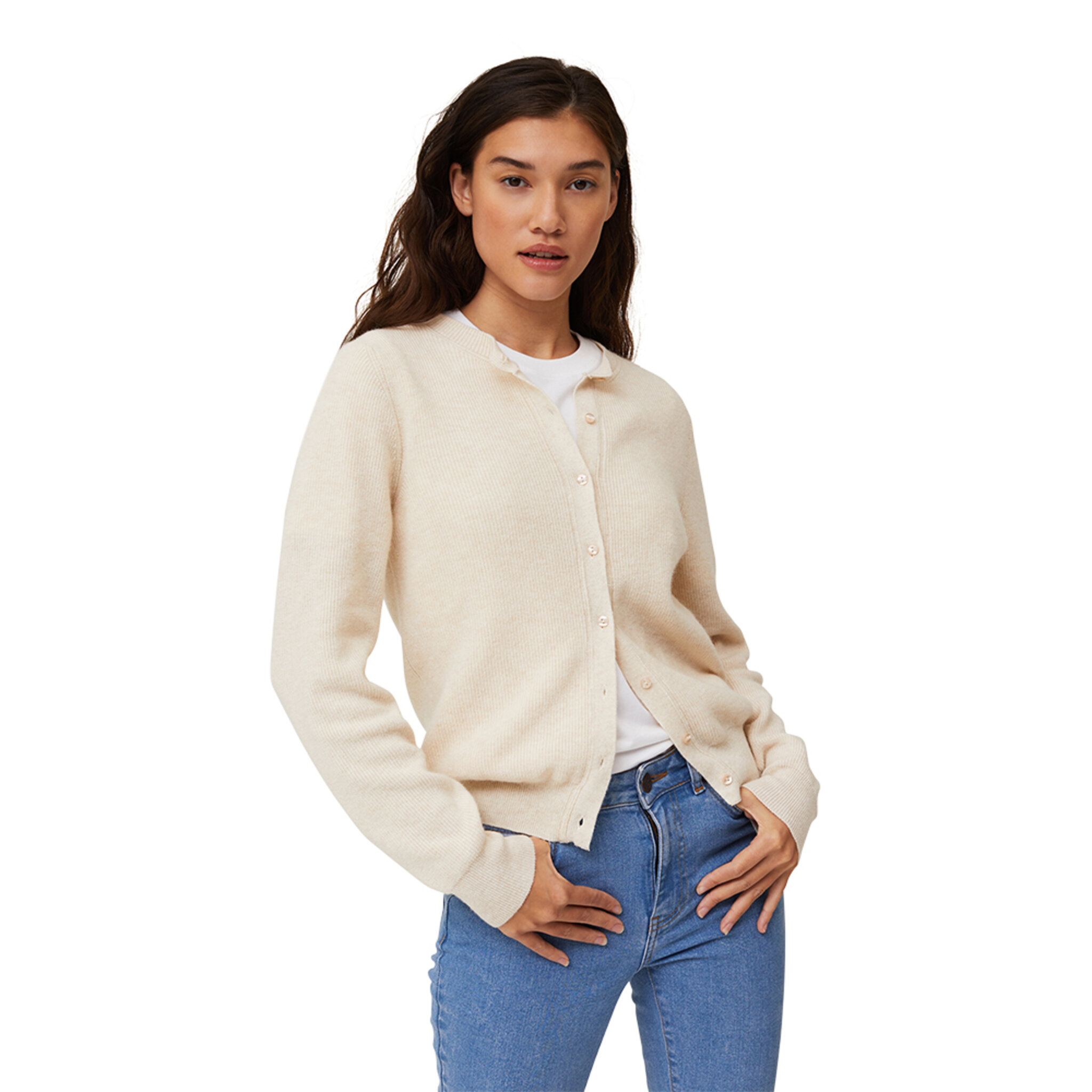 Alina Cashmere Blend Knitted Cardigan