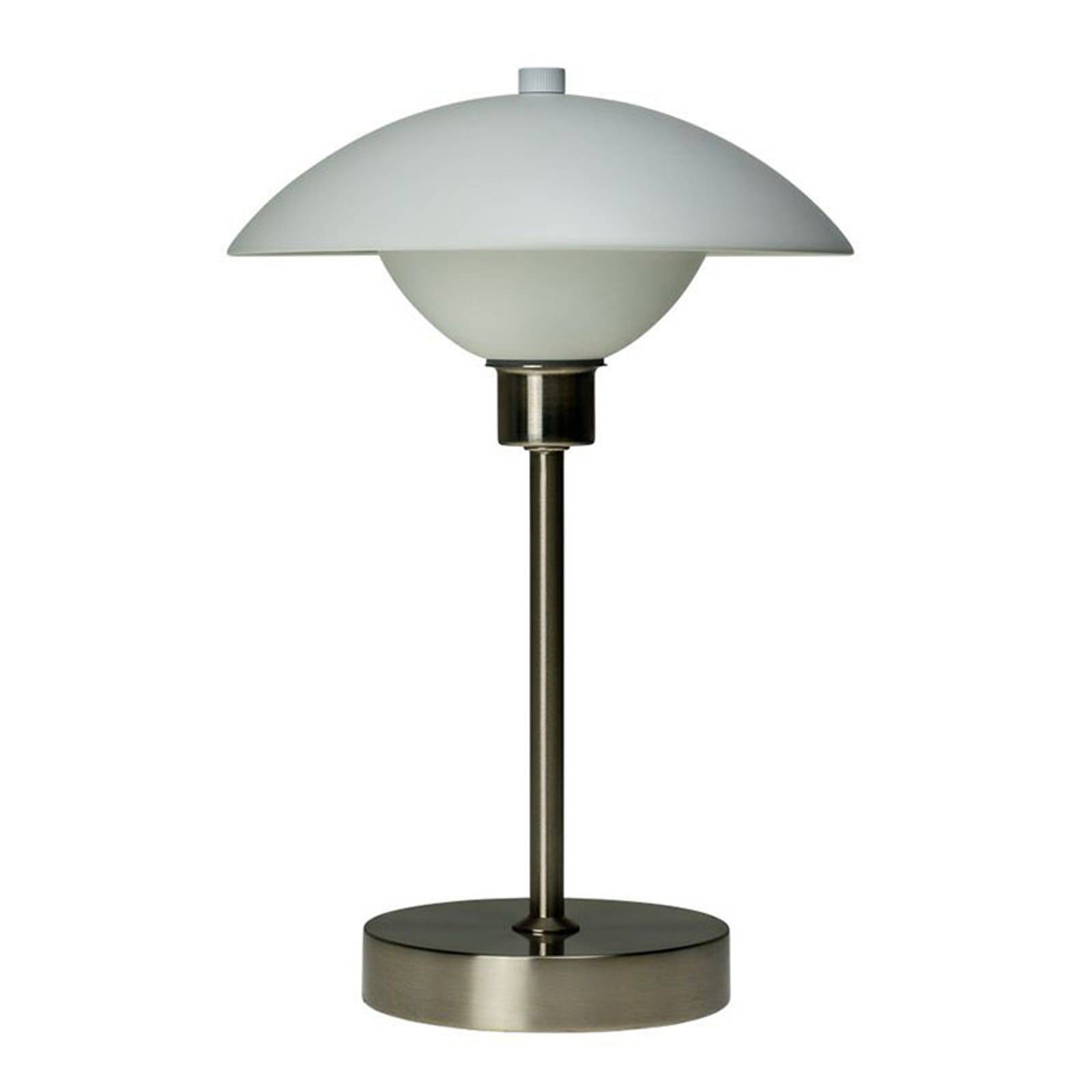 Dyberg Larsen Roma LED-bordslampa batteri vit/stål