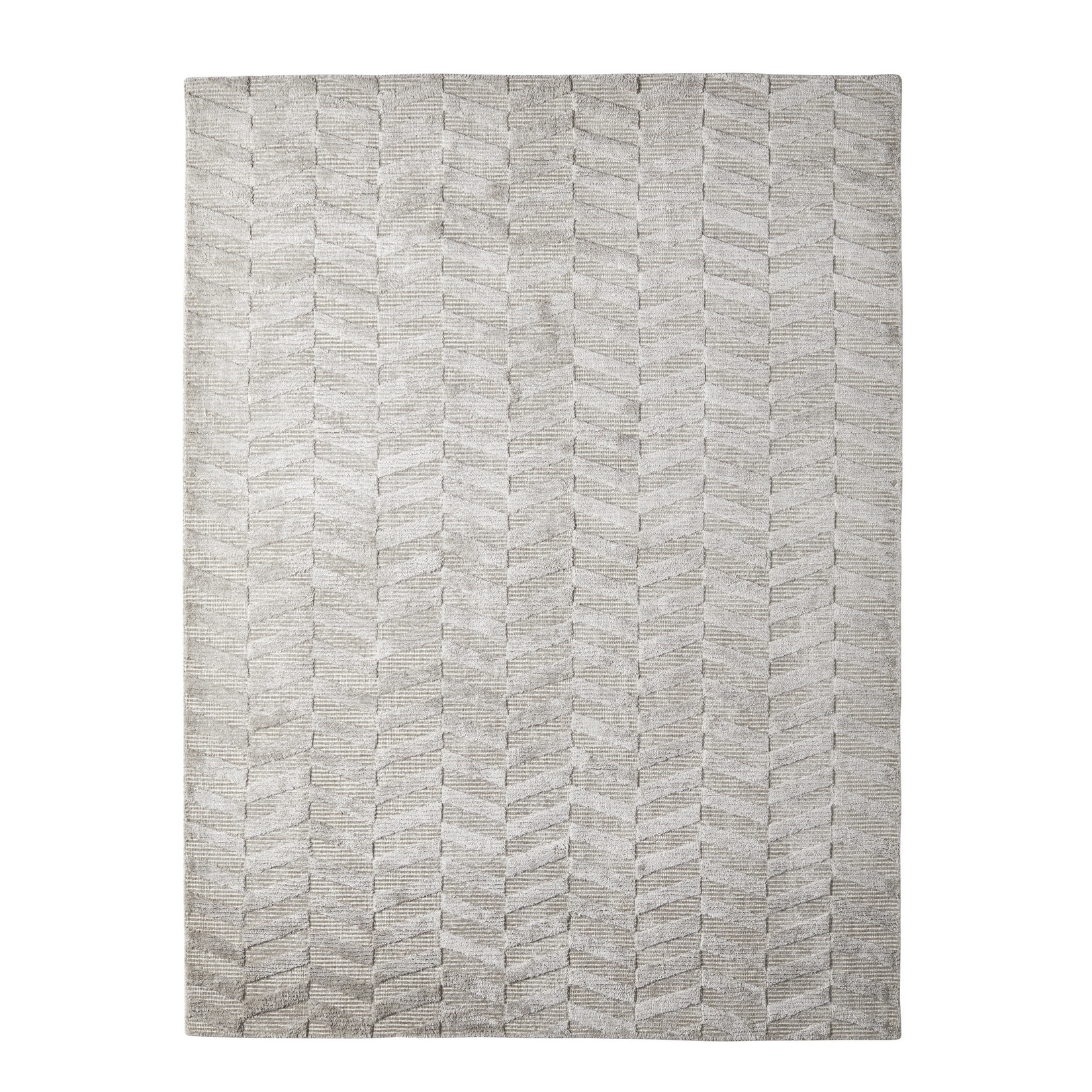 Viskosmatta CHEVRON ALUMINIUM 200x300 cm, Classic Collection