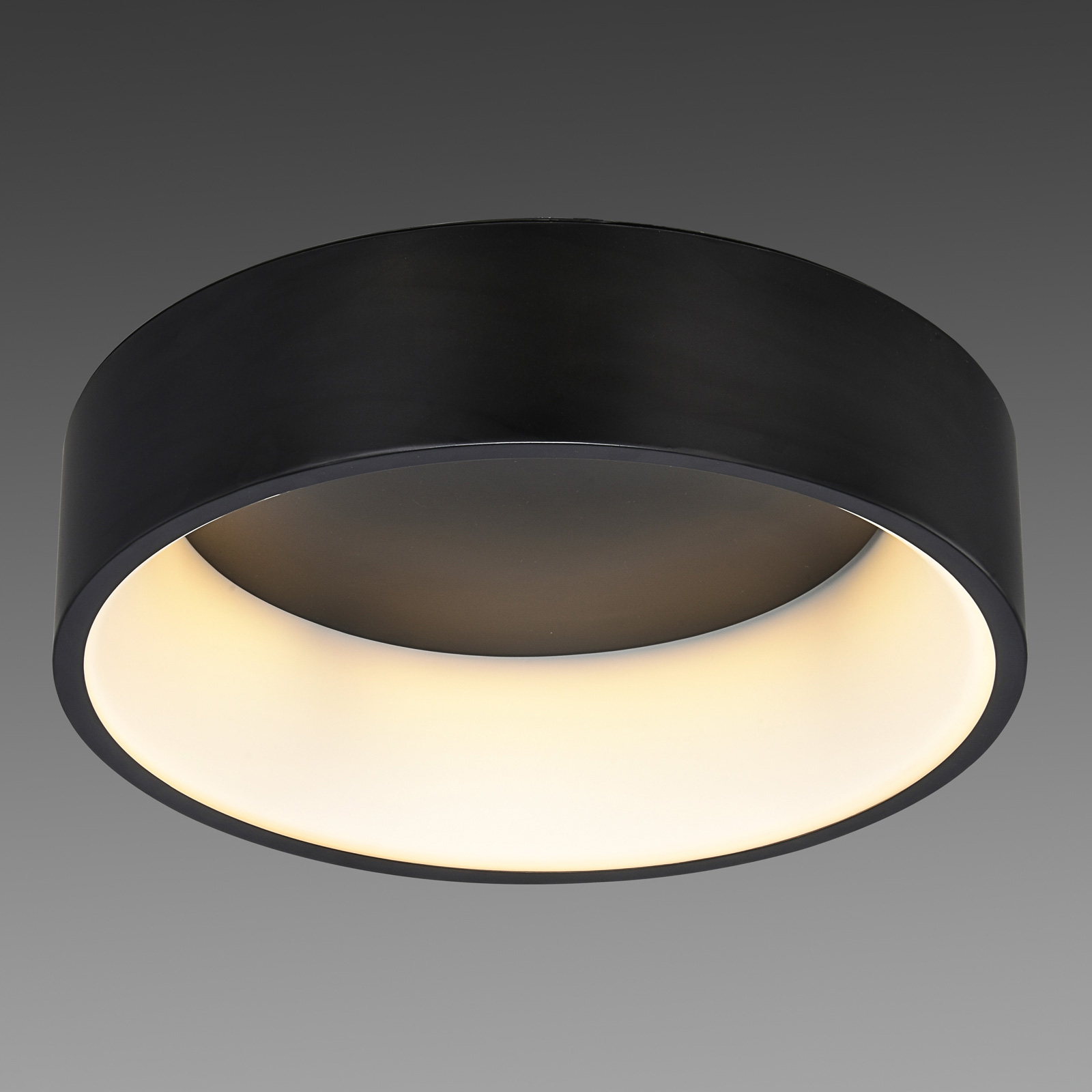 LED-taklampa Pure Ø 60 cm svart
