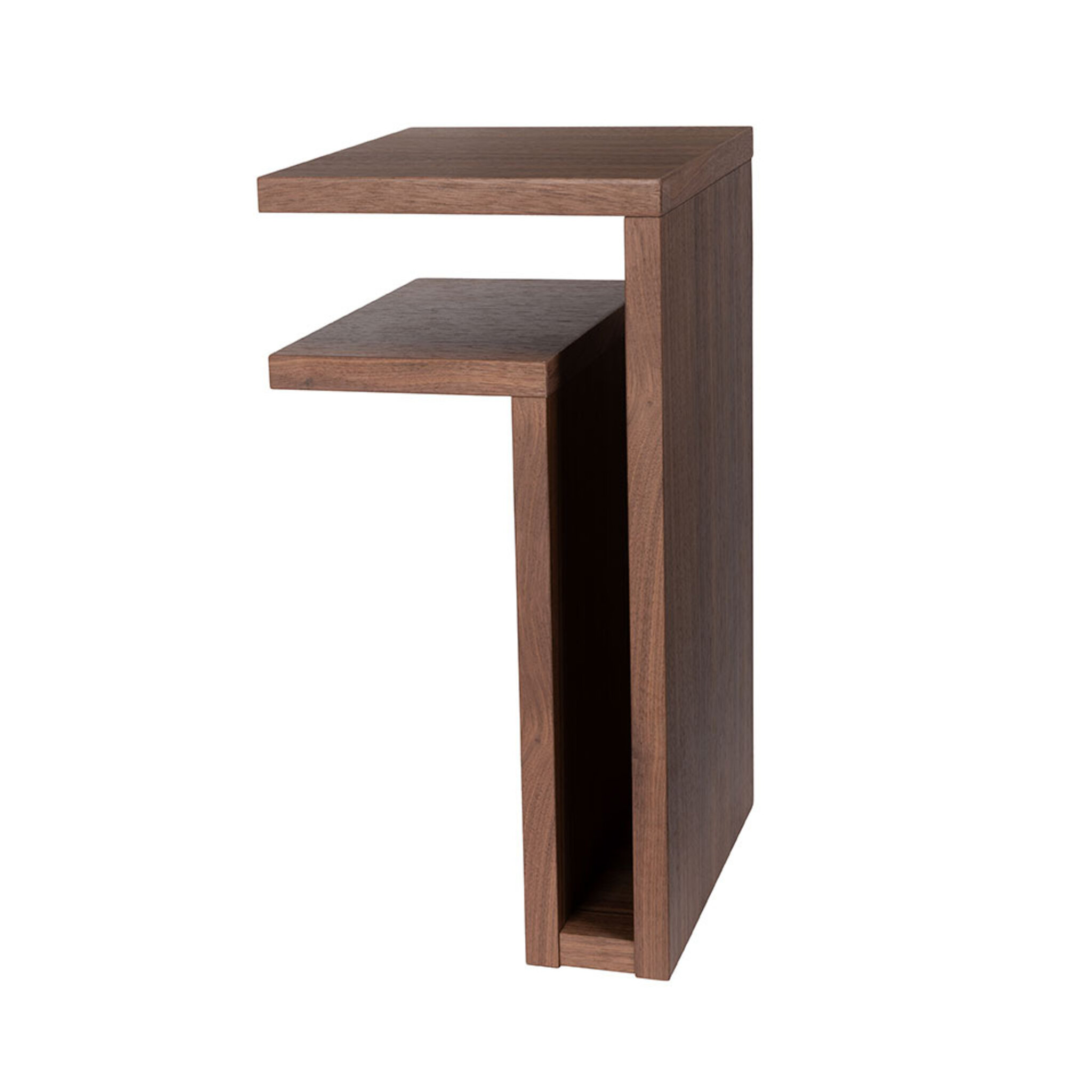 F-Shelf: Vänster - Valnöt, B21H42D25cm
