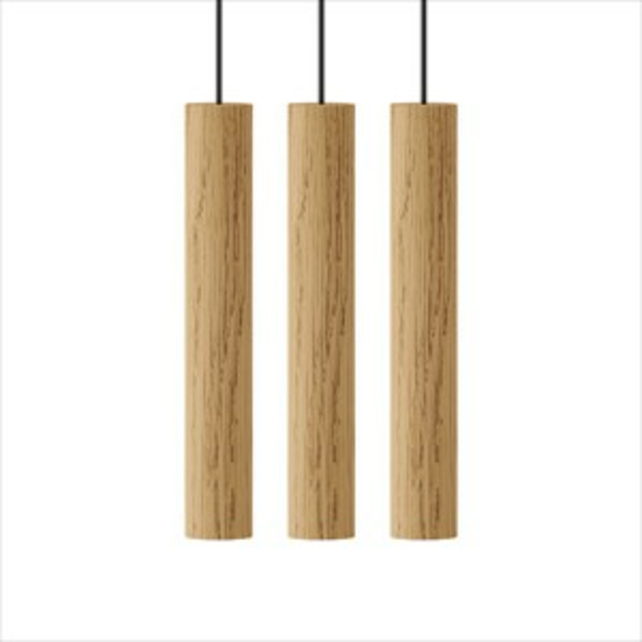 Chimes Cluster 3 - Dark Oak Ø 3 X 22cm