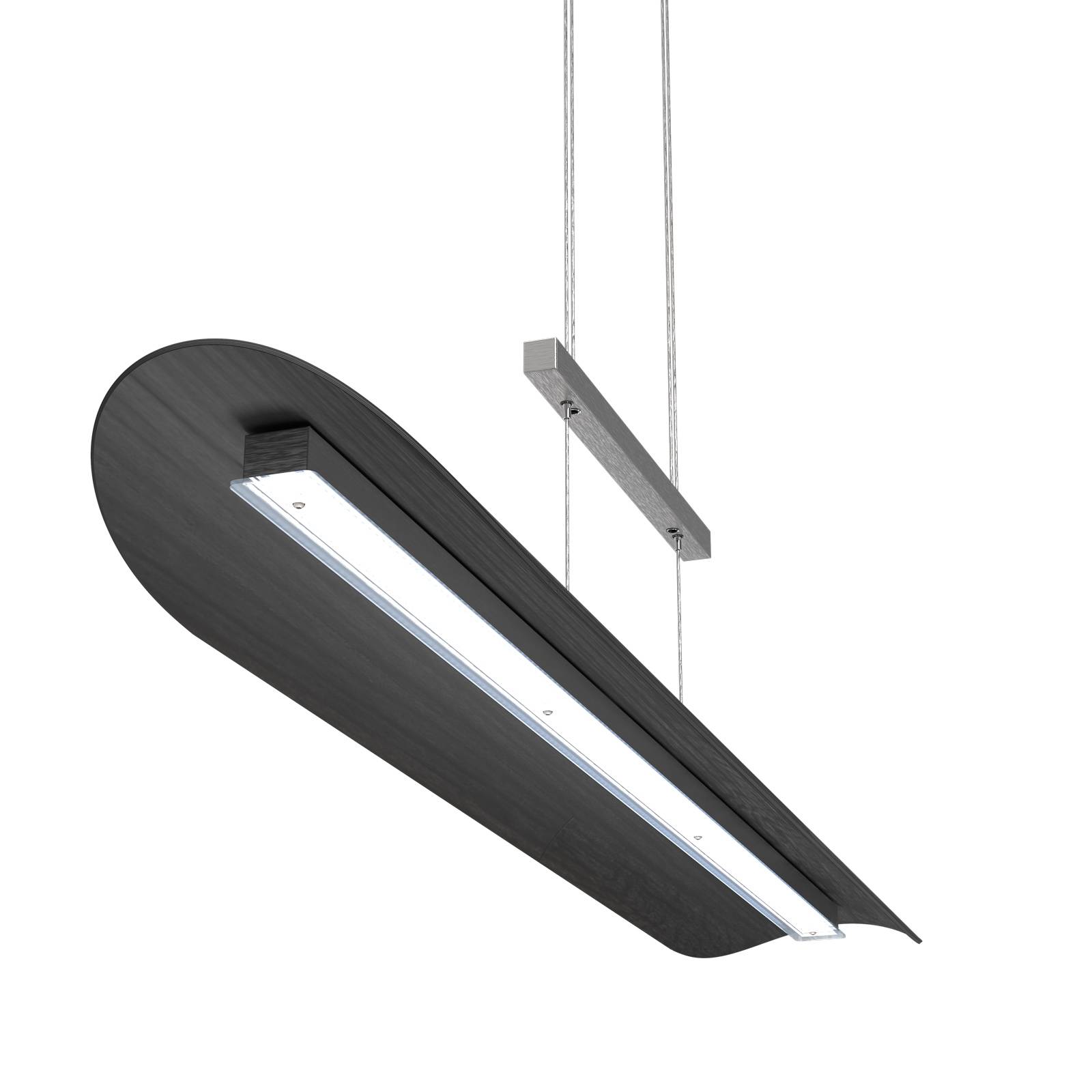 LED-pendellampa Colombia XL, ek svart