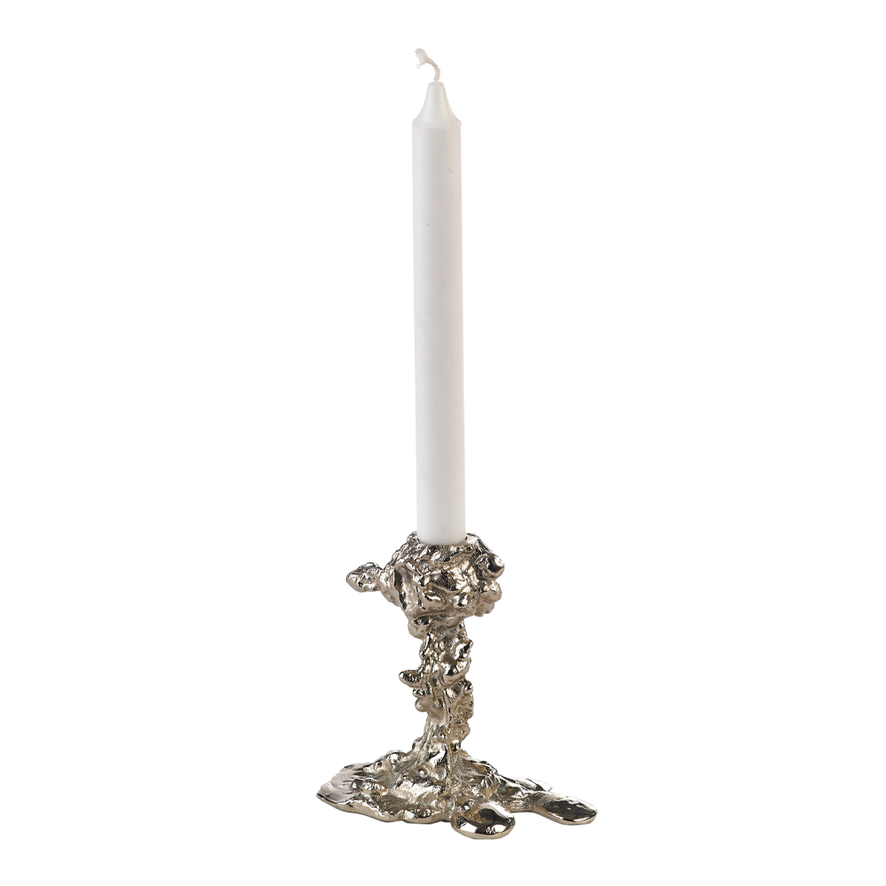 Pols Potten - Pols Potten Drip Ljusstake 14 cm Silver