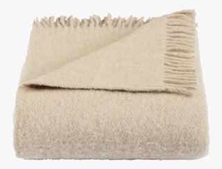 Gol ullpläd beige