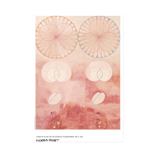 Moderna Museet Poster Hilma af Klint De Tio Största Ålderdomen Nr 9