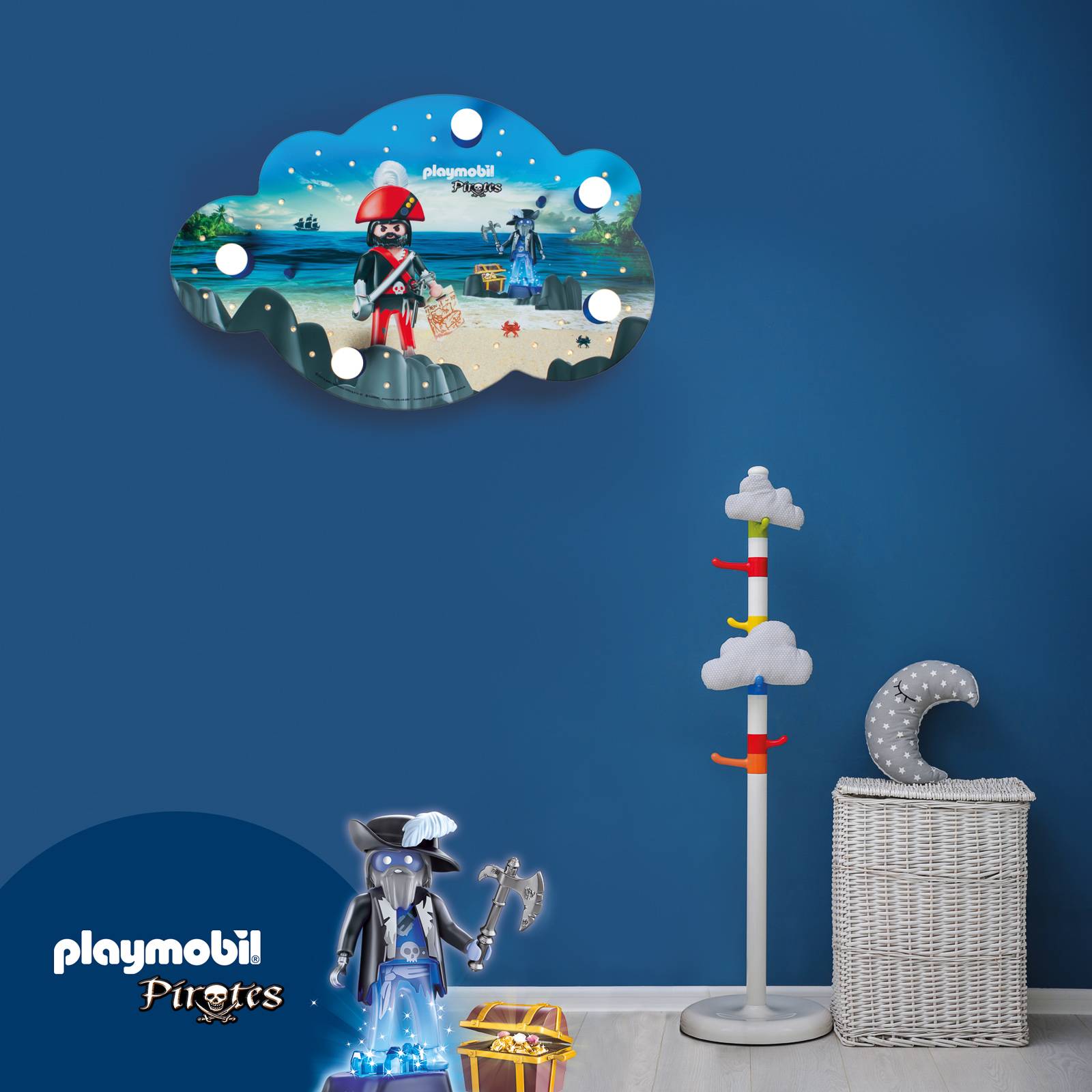Vägglampa Bildmoln PLAYMOBIL Pirates