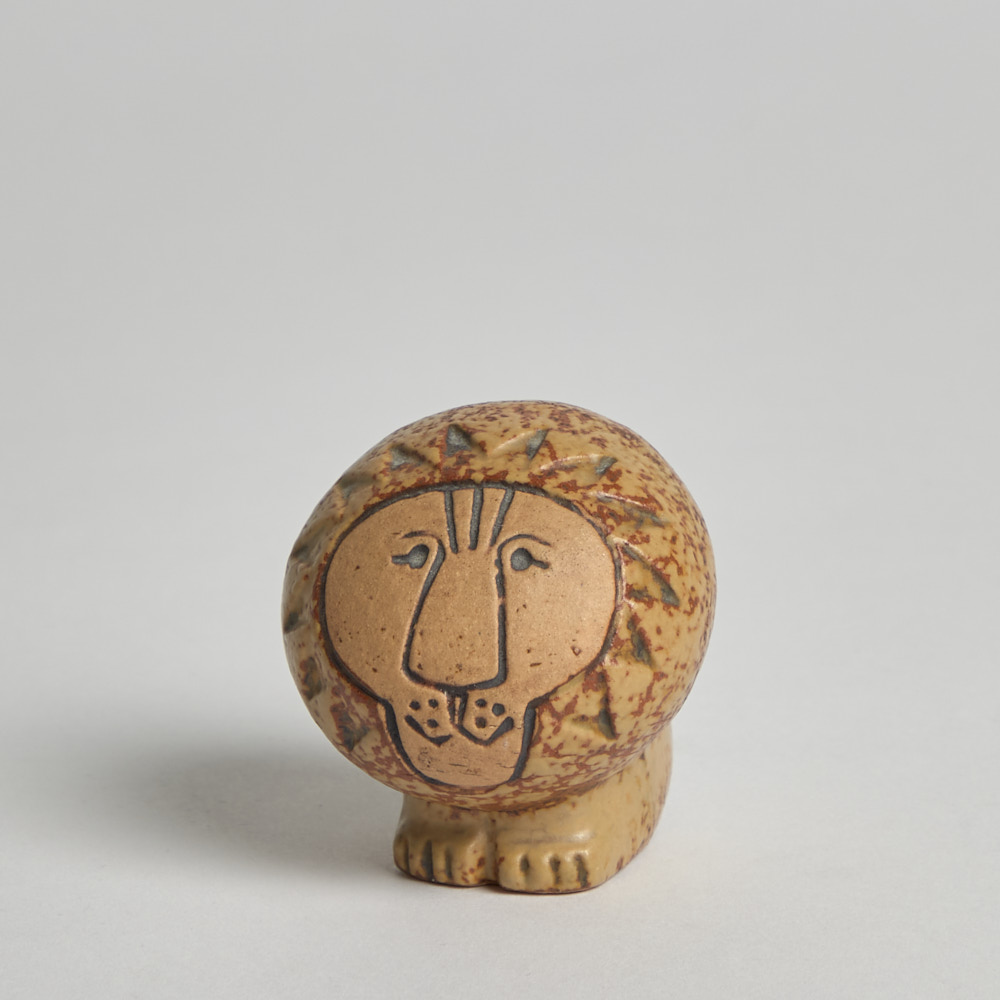 Gustavsberg - SÅLD Lejon mini "Afrika" Lisa Larson