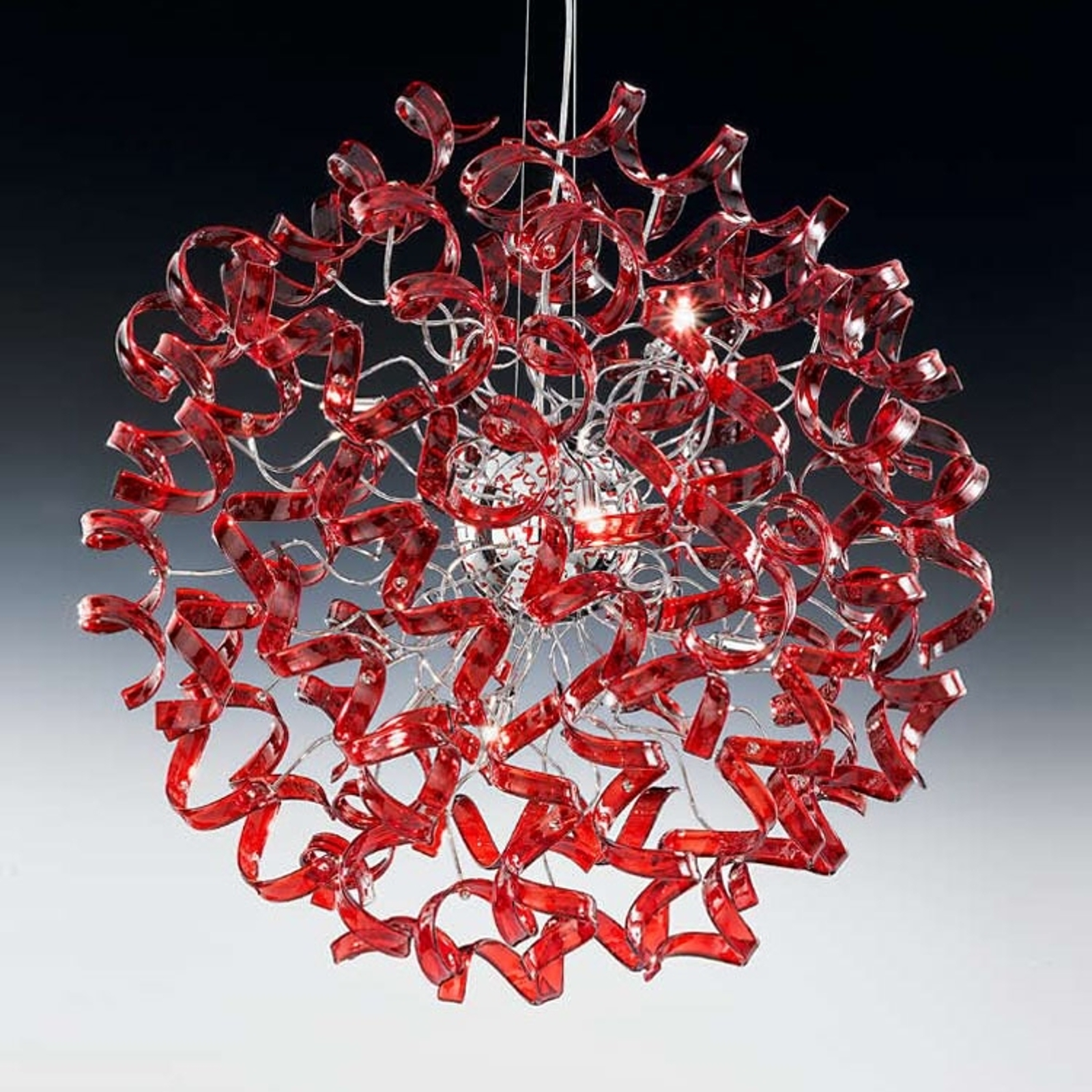 Fascinerande taklampa CHERRY rund