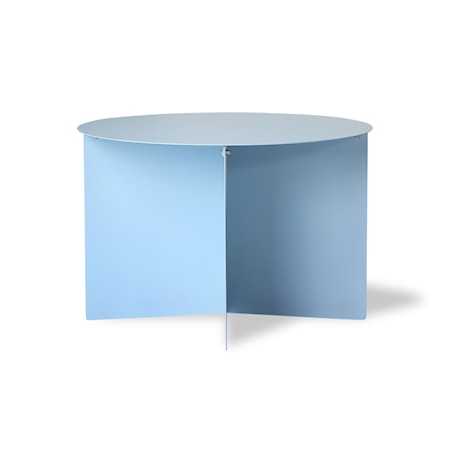Metall Sidobord Rund Blue