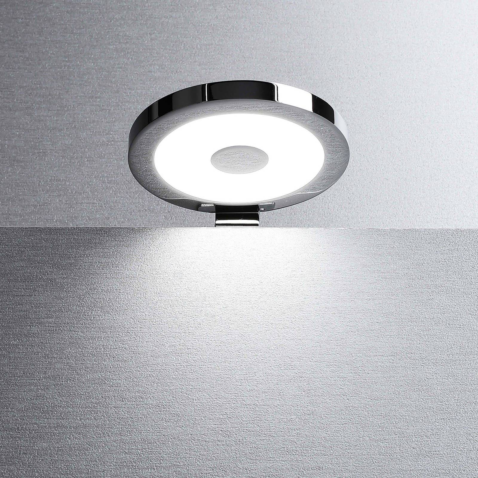 LED-möbelpåbyggnadslampa Spegel 5-pack, rund