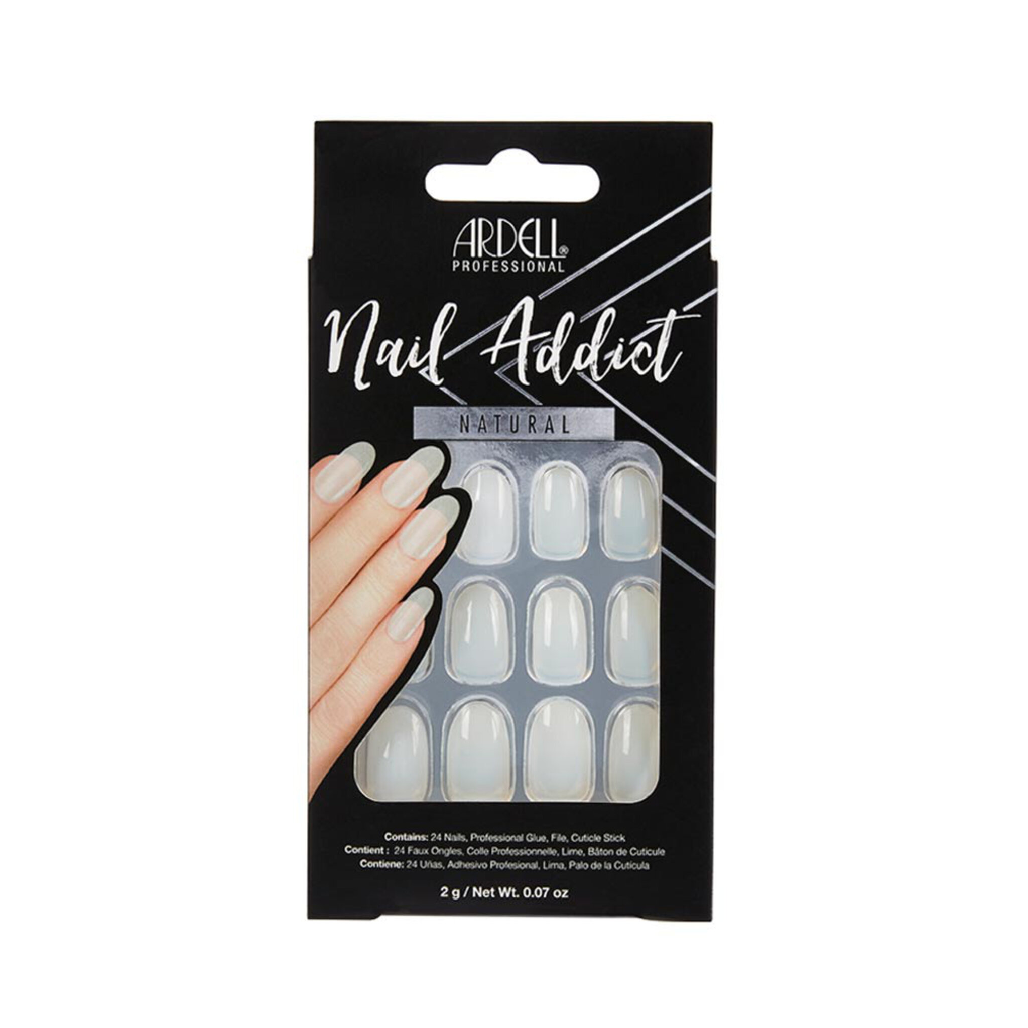Nail Addict Natural Oval, 24 ST