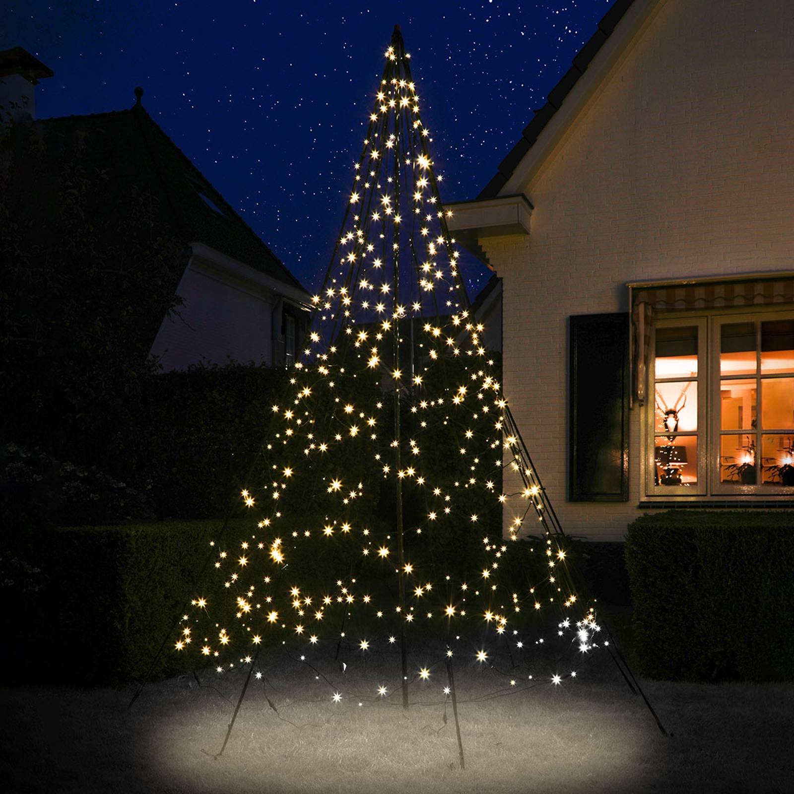 Fairybell® julgran med mast, 3 m 480 lysdioder