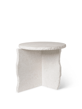 Mineral Sculptural Bord Bianco Curia
