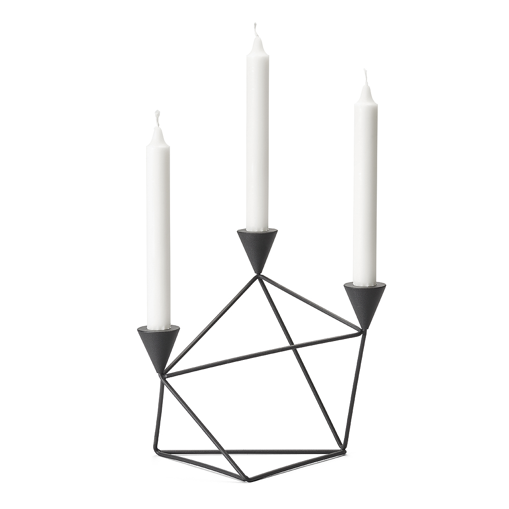 Design House Stockholm - Pythagoras Ljusstake Svart