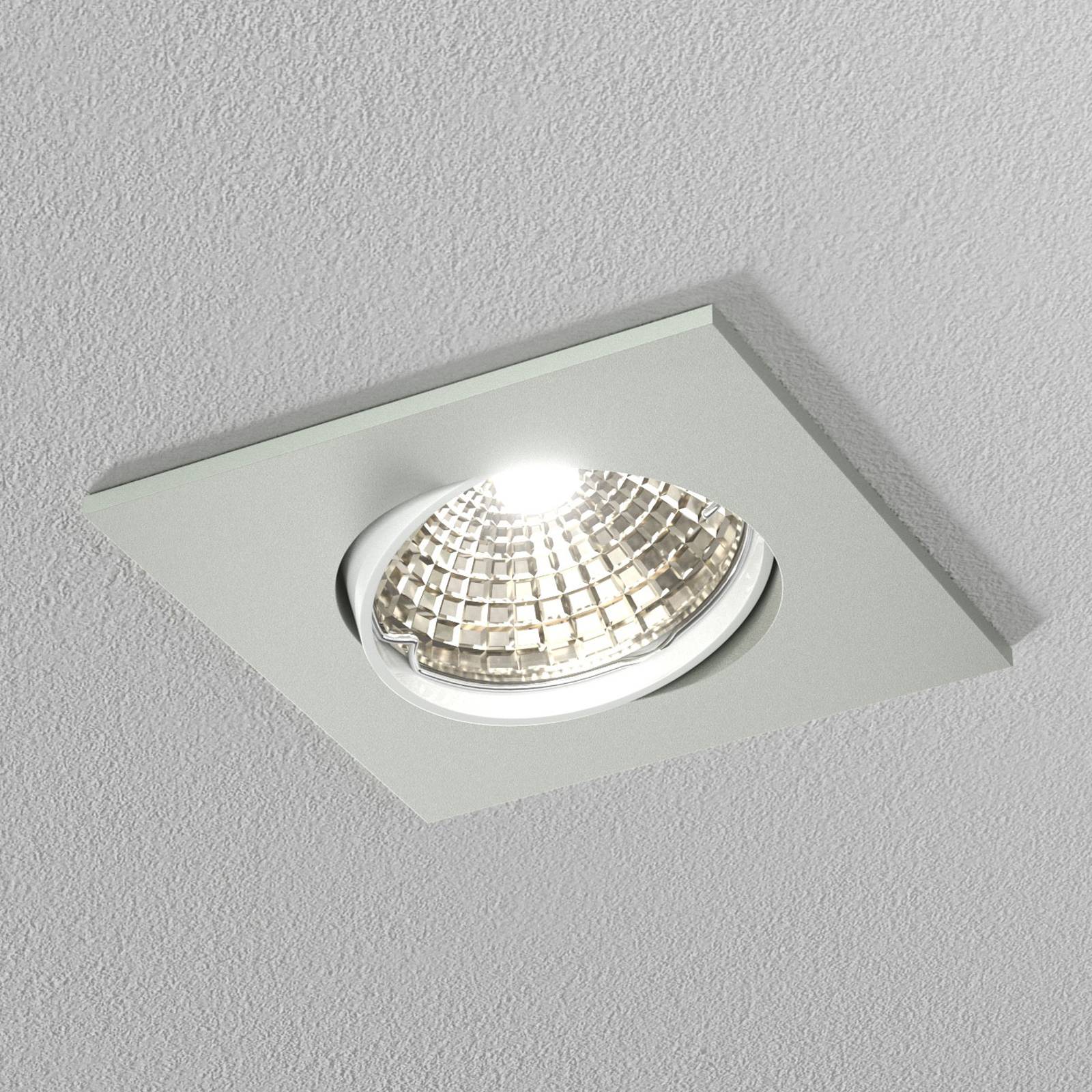 Diskret Takinbyggnadsring vit, 6,8 cm