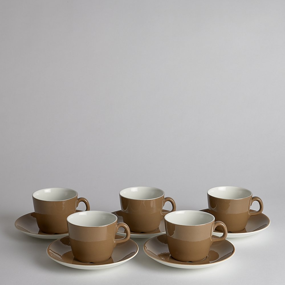 Rörstrand - SÅLD Kaffekoppar med Fat Rörstrand 5 st