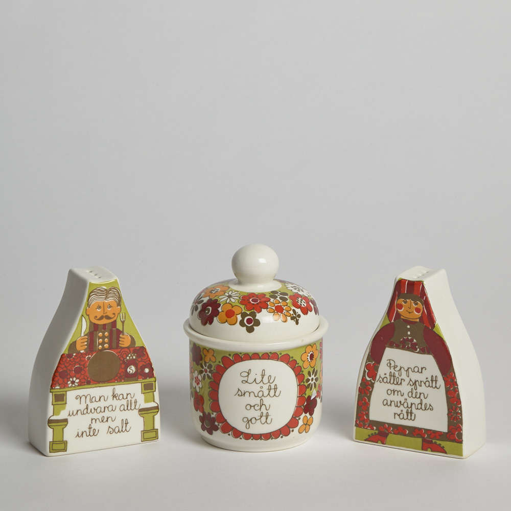 Vintage - Salt och Pepparkar samt Godisskål Turi Design