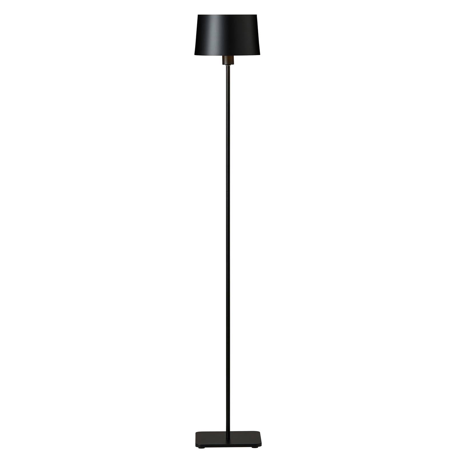 Golvlampa Cuub av metall, svart