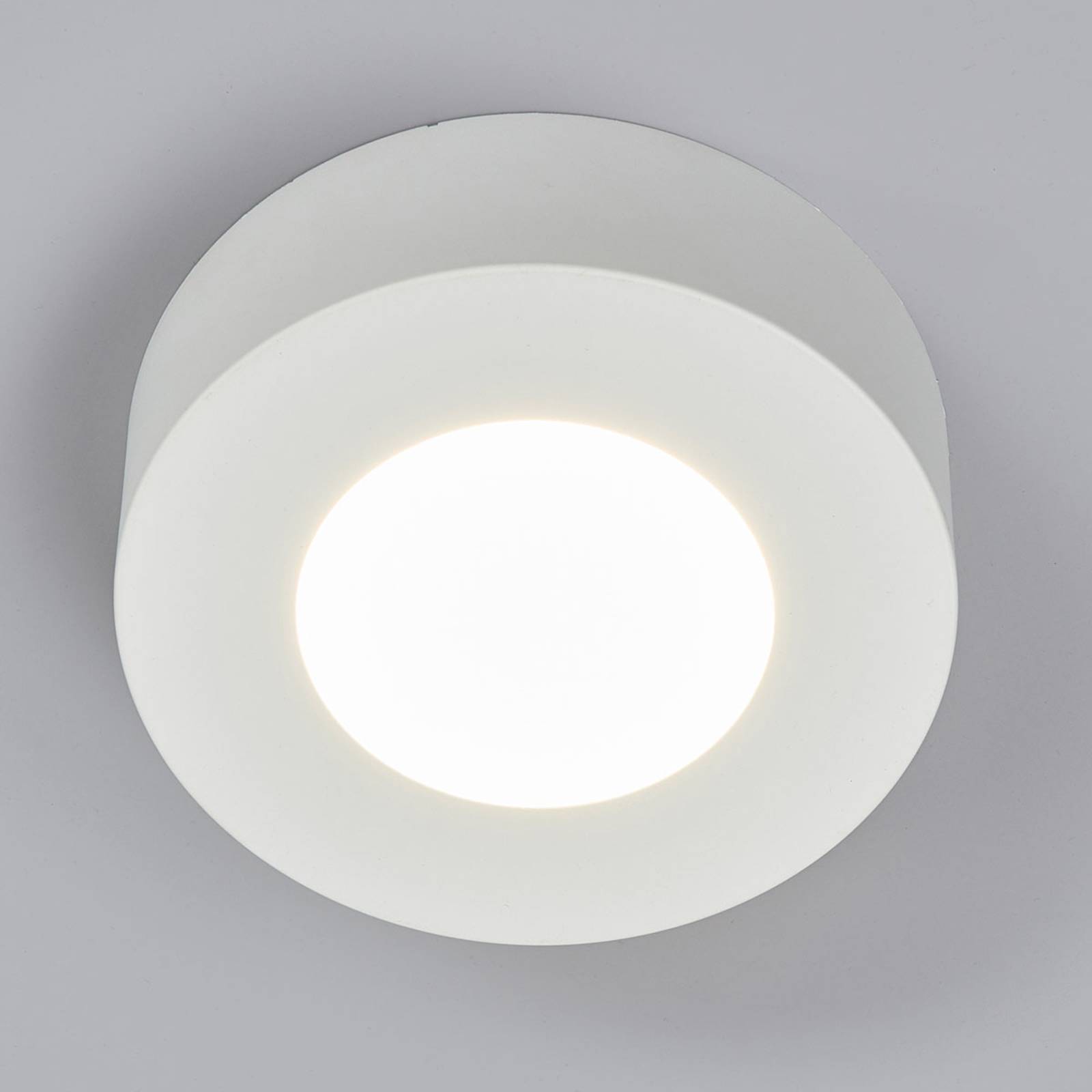 LED-taklampa Marlo vit 4 000 K rund 12,8 cm