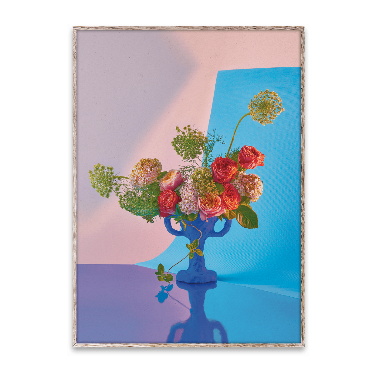 Paper Collective Poster BLOOM 02 Cyan 50X70 CM