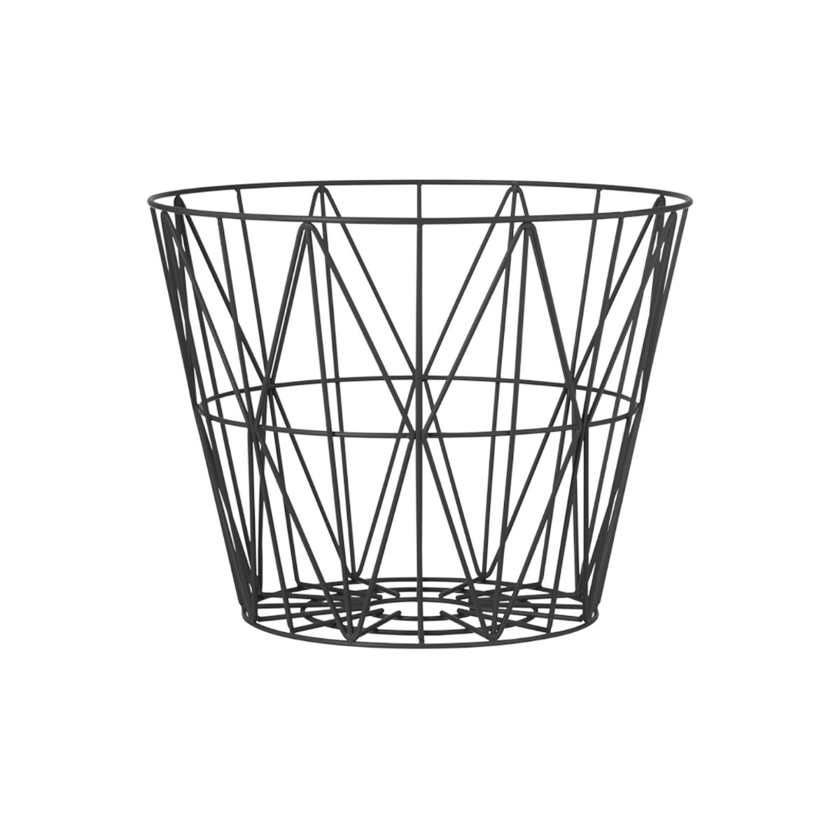 Ferm Living Korg Wire L Svart