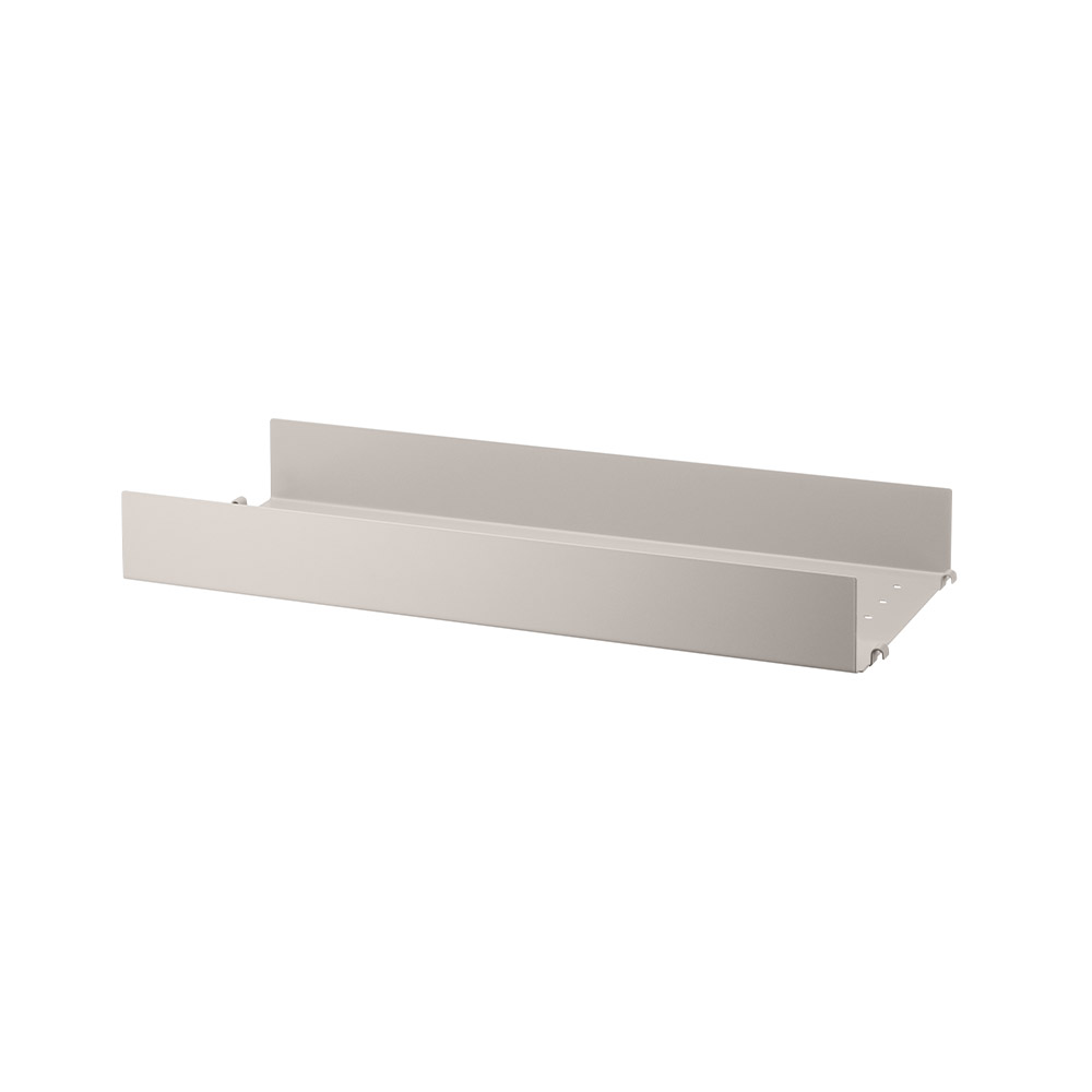 String Metallhyllplan Hög 58x20 beige