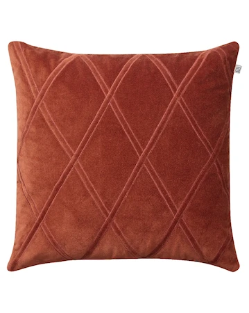 Orissa Kuddfodral Velvet Rust 50x50cm