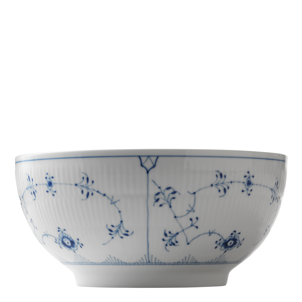Royal Copenhagen - Blue Fluted Plain Skål 3,1 L 24 cm