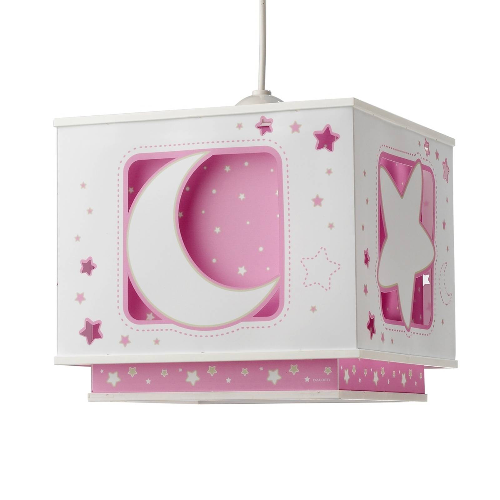 Fluorescerande taklampa NACHTHIMMEL rosa