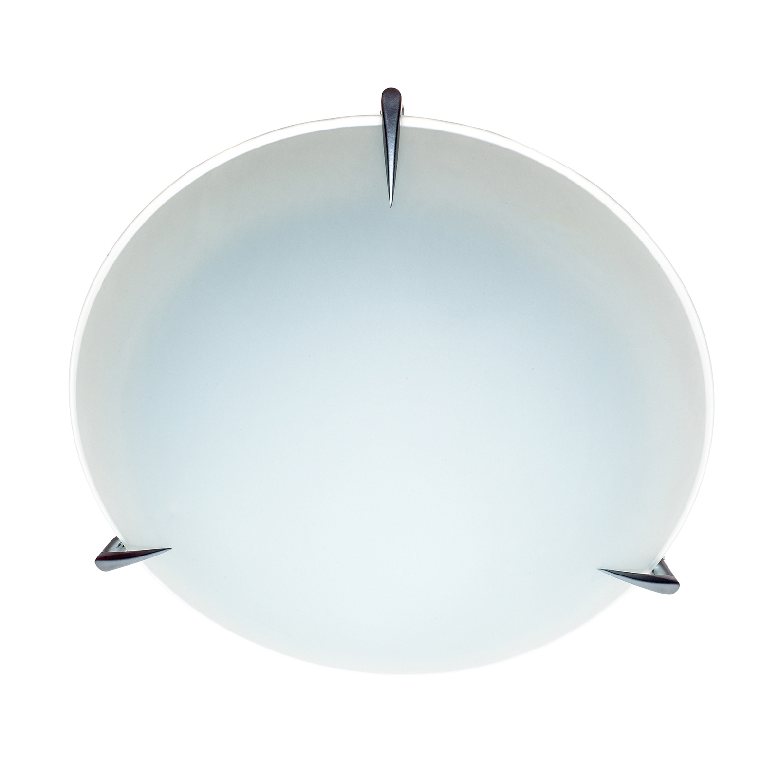 Taklampa Mars av glas, Ø 25 cm