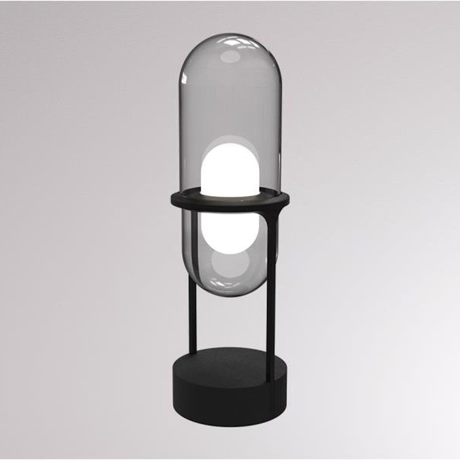 LOUM Pille LED-bordslampa grå/grå