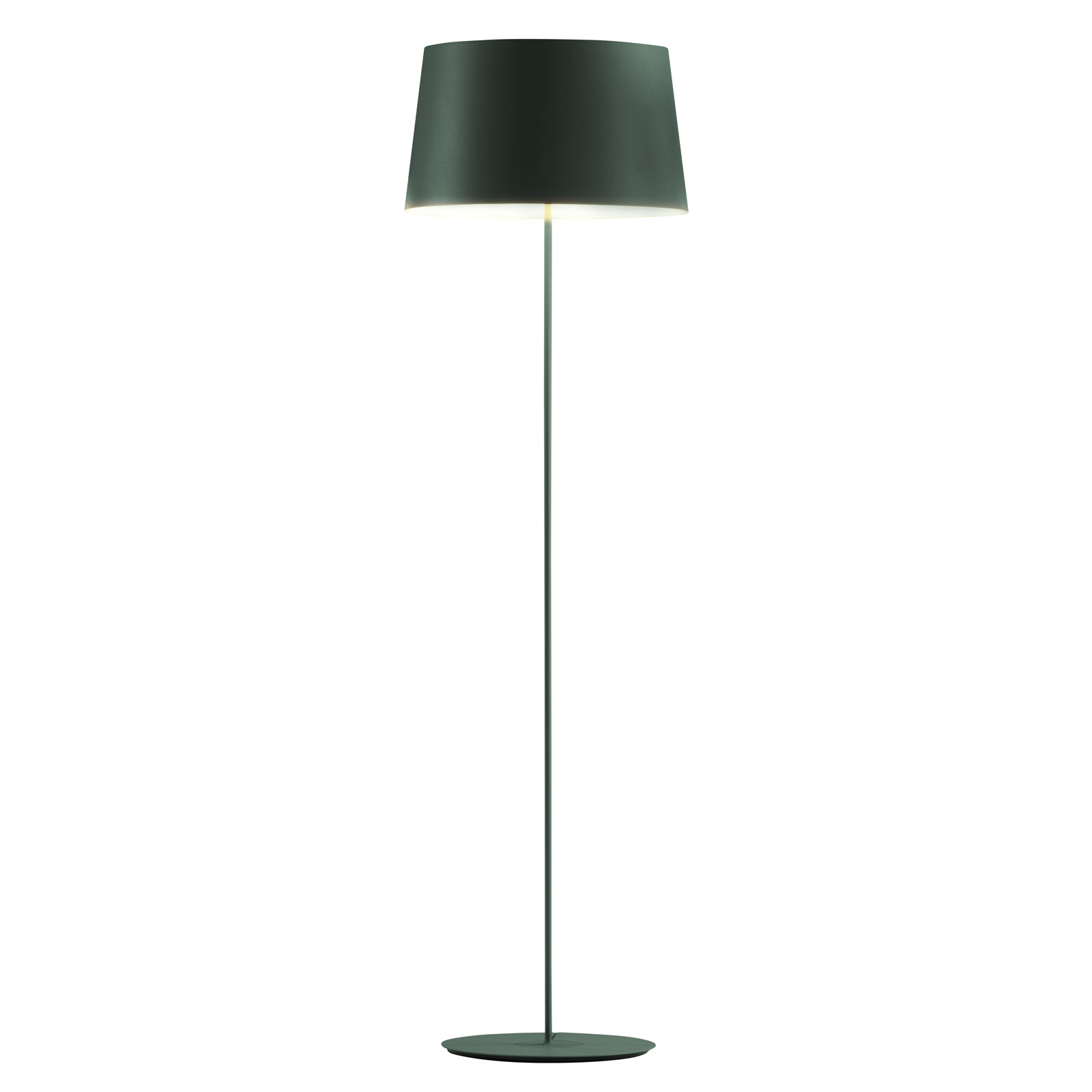 Vibia Warm 4906 designergolvlampa, grön