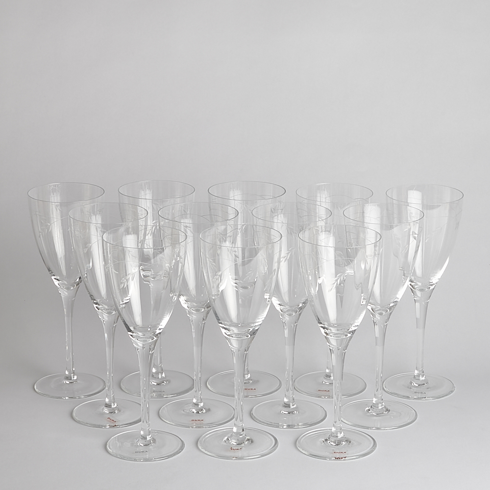 Vintage - SÅLD Vinglas "Lovisa" 12 st