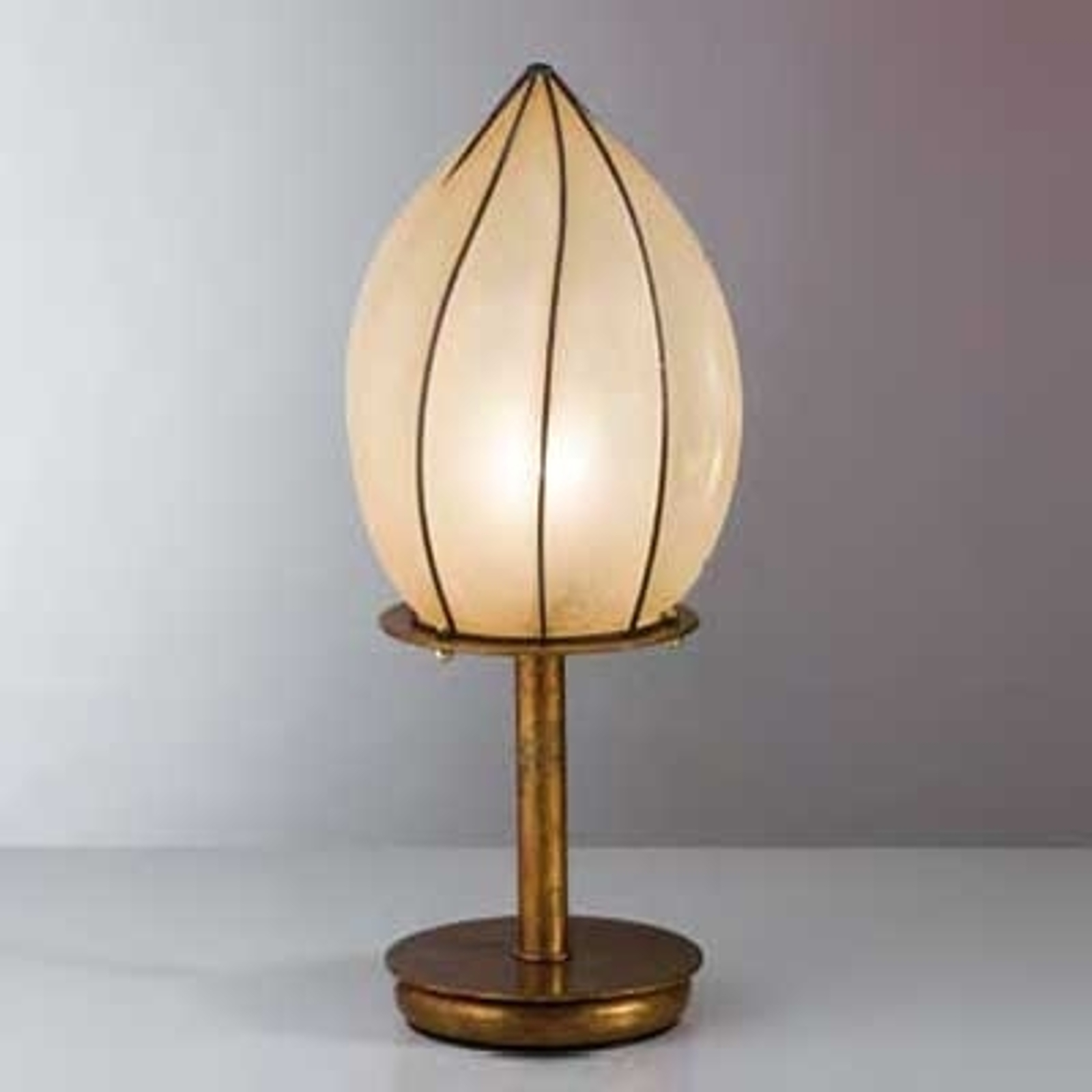 Bordslampa POZZO med scavoglas, 48 cm