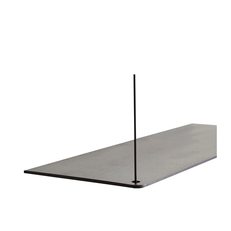 Woud Stedge ad-on hyllplan 80 cm svart ek